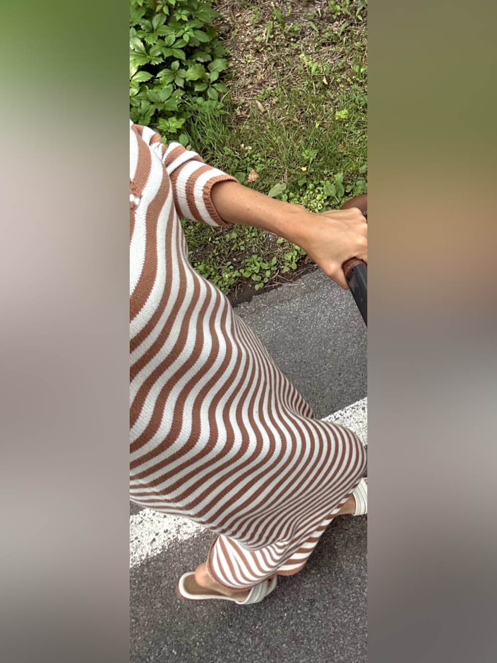 525 Stripe Knit Dress